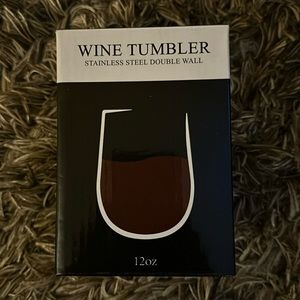 Stainless steel wine tumbler